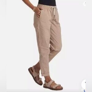 Woman Athleisure Vuori Vintage Ripstop Pants Sz XS Pale Pink Mauve style# VW450
